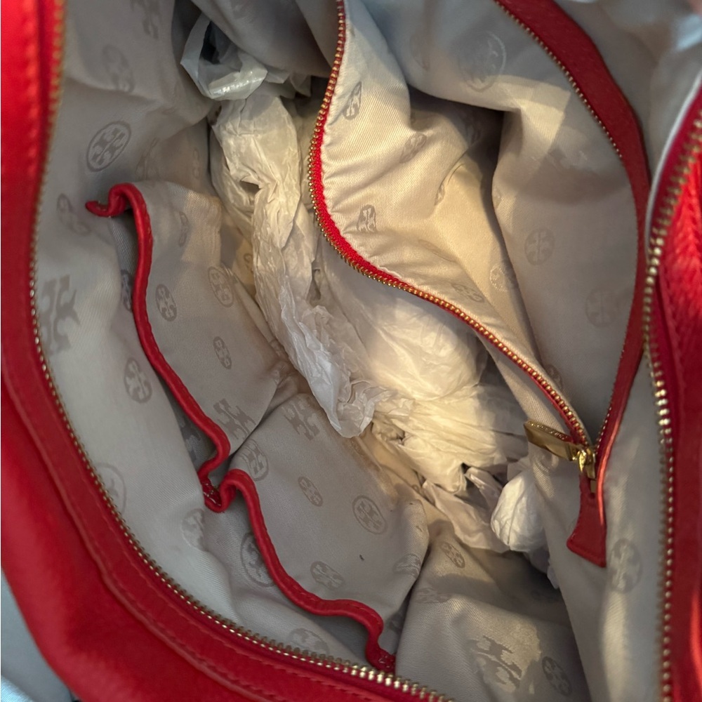 Tory Burch Red Leather Hobo Bag - Picture 8 of 15
